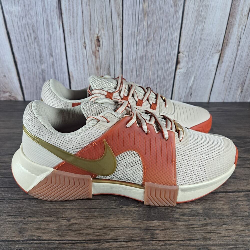 Nike Zoom GP Challenge 1 Premium Hard Court Shoe Women's Sz 8.5 Sanddrift Rust - Picture 3 of 9